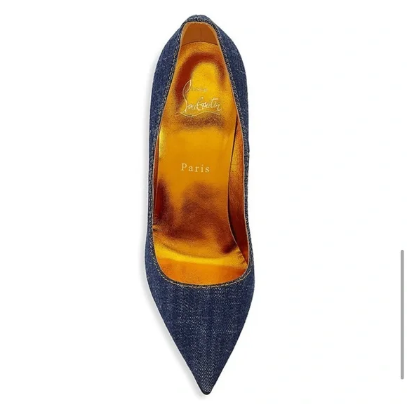 Christian Louboutin Denim So Kate 120s heels stilettos - Picture 2 of 9